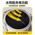 探险者太阳能户外照明灯超长续航帐篷露营灯充电夜市摊挂灯应急照明灯 太阳能照明灯-暮云灰