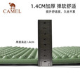 骆驼（CAMEL） 户外四折叠棉垫牛津布家用办公室懒人地垫便携野餐垫子 173CAC4076，绿色