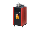 好厨官颗粒取暖炉全自动生物质家用室内燃料风暖节能环保商用自动除焦 2024自动除焦60型【经济款】