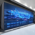 智野室内全彩led显示屏高清无缝拼接p1.53p2p3p4办公会议室展厅宴会厅大屏幕商场电子广告屏幕 全彩P2 9.79㎡定制套装