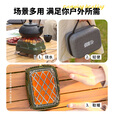 探险者卡式炉取暖器煮茶炉户外卡磁炉防爆套装小巧便携红外烤火炉 黑色取暖炉+铸铁壶+气罐券*2