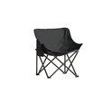 纽施户外野营野外露营装备 月亮椅1把 黑色