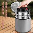 岛奇户外高压锅便携煮饭304不锈钢小型迷你压力锅露营自驾高海拔 户外不锈钢高压锅+玻璃盖子+袋子