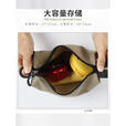 杉木山装收纳包杂物收纳袋小袋拉链防水洗漱包大容量耐磨超轻耐用 灰色-柔滑面料 无规格