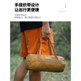 户外野营圆筒工具包帆布收纳整理包帐篷配件营钉包风绳地钉收纳包 默认