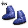 黑冰（BLACKICE）户外灰鹅绒羽绒脚套 冬季室内轻量保暖袜套Z2163 天蓝 S