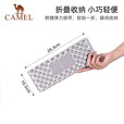 骆驼（CAMEL） 户外四折叠棉垫牛津布家用办公室懒人地垫便携野餐垫子 173CAC4076，绿色