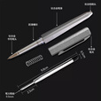 酷撼钛合金战术笔钨钢破窗防身武器合法商务签字笔户外男女防狼金属笔 钛石洗+10支中性笔芯 送3支笔芯