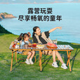 原始人户外儿童克米特椅露营椅子折叠便携野餐钓鱼凳沙滩椅小马扎 儿童款卡其色【加粗碳钢合金】