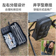 CAMPINGMOON柯曼BK-40便携手提战术包加长野营工具收纳包地钉包 【BG-40】卡其战术包(内含腰包)