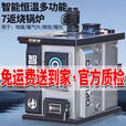 智能恒温炉节能农村家用取暖炉煤柴电通炕炊事地暖暖气片养殖反烧 智能数控7返烧煤柴两用160型