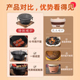 探险者（TAN XIAN ZHE）围炉煮茶套装铸铁烧烤炉户外碳烤炉室内煮茶器具围炉煮茶壶木炭 【安全耐烧】16cm围炉全套