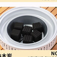 柏潮烧烤炉户外室内家用露营便携式围炉煮茶小型烤架多功能烤肉木炭 圆形烧烤炉围炉煮茶白色 升级款  碳10快