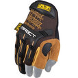 MECHANIX WEAR美国超级技师皮革半指防护户外垂钓摄影战术工作骑行战术手套 皮革色 M