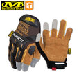 MECHANIX WEAR美国超级技师皮革半指防护户外垂钓摄影战术工作骑行战术手套 皮革色 M