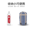 糜鸿德国品质睡袋户外轻量化成人露营薄款帐篷被四季通用款便携超轻隔 幻影蓝常规款[超轻680克]