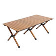 潮思汇户外折叠桌子蛋卷超轻便携式露营野餐装备野营钓鱼用品桌椅摆摊 黑色*13cm单独收纳袋 【超强合金 加厚升级欧盟材质 】