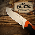 BUCK 巴克 美国原装进口直刀 户外野营 FRN手柄 S35VN钢材 657ORG-B