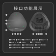 联想thinkplus视频会议办公设备蓝牙会议全向麦克风音响拾音会议扬声器适用30-70平米(全向麦+收音*2)