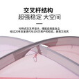 牧高笛冷山UL 户外徒步露营防风防雨超轻便携易搭建双层帐篷 双人地席/颜色随机