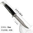 BUCK美国巴克户外装备小直野营战术工具高硬度随身防卫102系列户外 102BKS