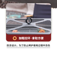 赟娅户外野营烧烤架家用取暖炭火烤肉炉野餐烧烤炉庭院围炉煮茶围炉桌 方形瓷砖围炉【瓷砖加宽大桌面】
