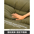 北山狼 成人睡袋冬季石墨烯加厚加宽防寒户外露营午休两用单人被子 双人款-5.0Kg风松绿【送植绒枕】