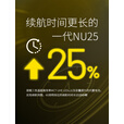 奈特科尔NU25多色温三光源越野夜跑头灯400流明轻量级超亮usb充电戴式灯 NU25【MCT版】