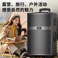 索爱（soaiy）X67(A)15吋大功率25喇叭四轮重低音广场舞户外k歌蓝牙拉电木吉他乐器音箱拉杆音箱扩音器双麦克风