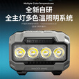 奈特科尔奈特科尔HA23 UHE头灯强光头戴式多色温600流明轻量跑步夜跑登山 雾蓝色标配（含3节AAA电池）