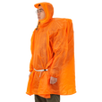 三峰出三峰出有袖雨衣男女款户外徒步登山旅行防暴雨便携式超轻新款 210T橙色L码(170-190)
