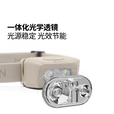 牧高笛（MOBIGARDEN）零度头灯 户外徒步露营防水充电头灯超轻照明钓鱼灯 星空灰