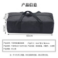 智宙牛津布户外露营收纳袋天幕折叠桌椅帐篷床垫杂物鱼具收纳背包 收纳袋80cm*20cm高20cm【黑