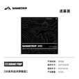 山趣（ShineTrip）户外05系战术野餐垫雪花绒面料轻量化超声波露营帐篷防潮垫 逐暮黑中号(展开尺寸200*200cm)