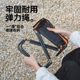 沃特曼 户外折叠椅便携式休闲多功能小马扎超轻露营简约钓鱼写生手包凳 笔袋马扎【28x24x25cm】77287