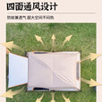 北极狼帐篷户外露营防雨过夜遮阳防晒加大两室一厅多人家庭野外野餐装备 两室一厅【4-8人】豪华出游套装