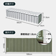 京东京造 蛋巢防潮垫 户外露营折叠蛋槽防潮垫 登山便携地垫睡坐垫 单人