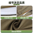 云启格模型被手工定型被军绿色无帆布内务被标准豆腐块棉被 高标准无帆布定型被（军绿色） 三折叠