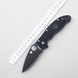 SPYDERCO美国蜘蛛C101PBBK2 Manix黑色户外轻量便携折刀CTS BD1N 黑色 60°以下 118mm 7.3cm