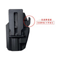 勤智乐战术塑钢快拔套多功能molle通用抢套腰挂套户外训练1911胸挂套 579腰胸套【短款背板】 均码