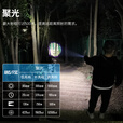 TrustFire手电筒双向照明长续航远射家用户外多功能暖光聚泛光露营灯 TC50标配