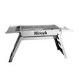 KIROYK304加厚不锈钢烧烤炉子家用折叠烧烤架 户外便携烤肉串架子炭火炉 加厚炉体201烤网304款升级套件