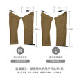 三峰出三峰出超轻防水雨裤男女款通用单人户外登山徒步防水防雨防雪腿套 大力马防水腿套 卡其色 L