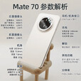 华为（HUAWEI）【24期免息】mate70新品旗舰手机 新机2024上市 云杉绿256G 【12期免息】