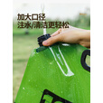 太力户外储水袋10L 食品级自立吸嘴阀门带水龙头便携手提水袋 橄榄绿