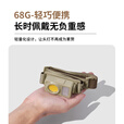 牧高笛（MOBIGARDEN）零度头灯 户外露营钓鱼可调节可充电照明头灯 NX23673010 夜幕黑
