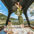 Naturehike挪客Ango全自动速开帐篷 户外露营轻量黑胶遮阳防晒公园3-4人家庭 橡木棕/3人小号/带天幕