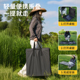 不止荒野户外折叠桌露营桌子可折叠便携式液压杆碳钢合金多功能户外茶桌 碳烤款【碳烤炉+折叠桌+灯杆+收纳袋】 自动液压杆+高强度碳钢支架