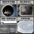 柴火取暖炉柴煤两用室内农村家用采取暖炉新型烤火炉无烟2025新型 特大号气化款+2米烟筒2弯头+礼包
