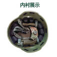凰一 新型新式M19战术头盔超轻训练凯夫拉型塑料防护头盔战术钢盔 1.3kg玻璃钢盔+双面盔套